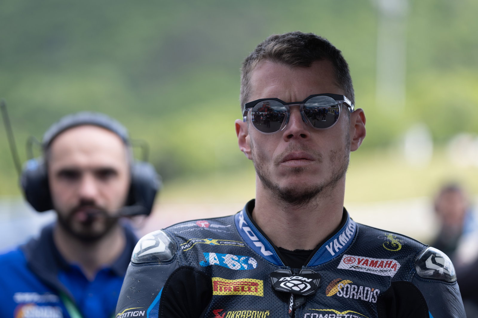 Tito Rabat, 2025 Czech WorldSBK, grid. Credit: Gold and Goose.