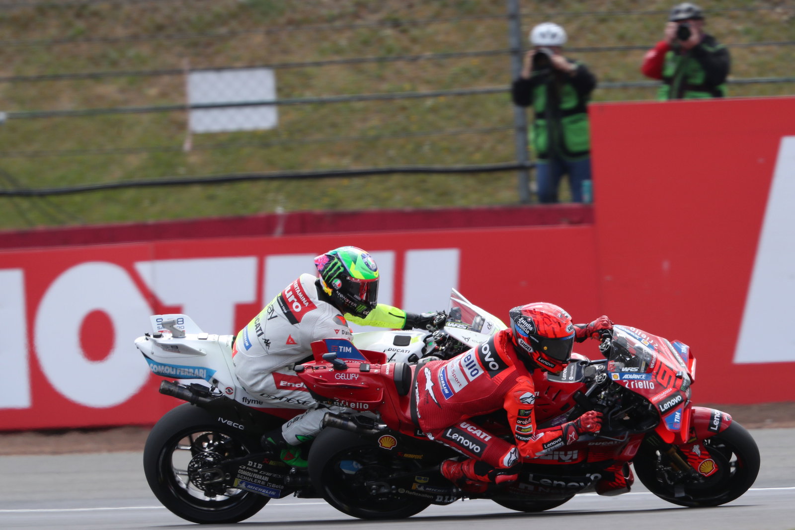 Franco Morbidelli, Marc Marquez, 2025 British MotoGP