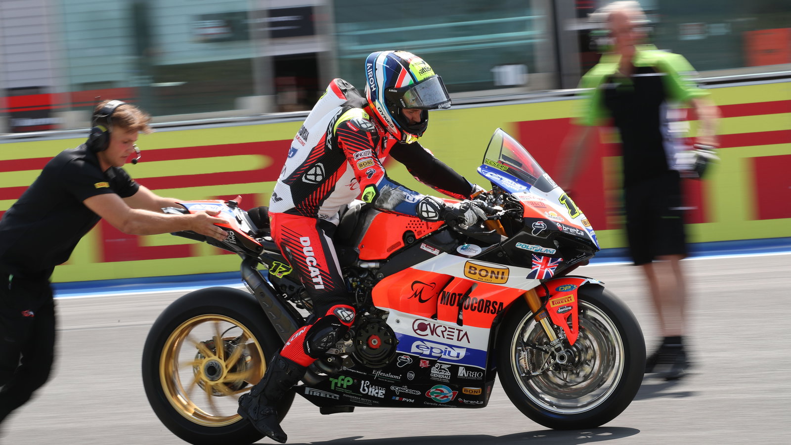 Ryan Vickers, 2025 Emilia-Romagna WorldSBK, grid. Credit: Gold and Goose.