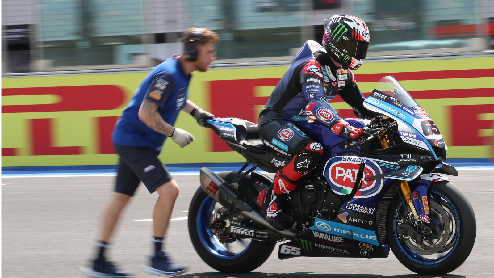 Jonathan Rea, 2025 Emilia-Romagna WorldSBK, grid. Credit: Gold and Goose.