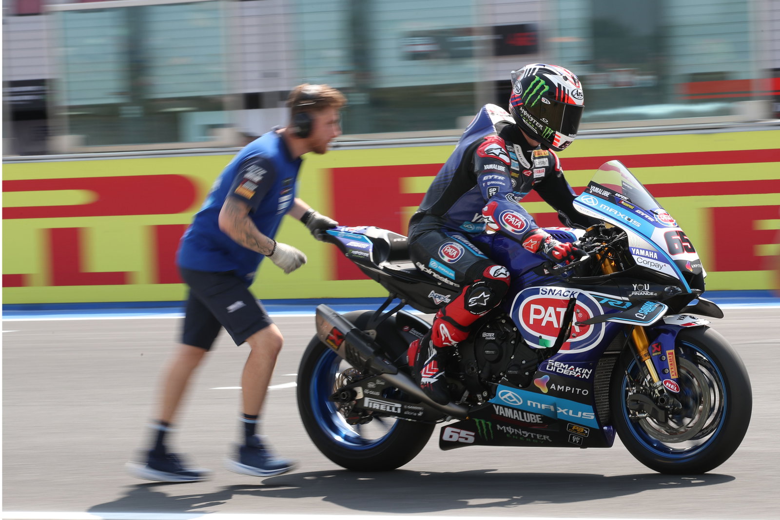 Jonathan Rea, 2025 Emilia-Romagna WorldSBK, grid. Credit: Gold and Goose.