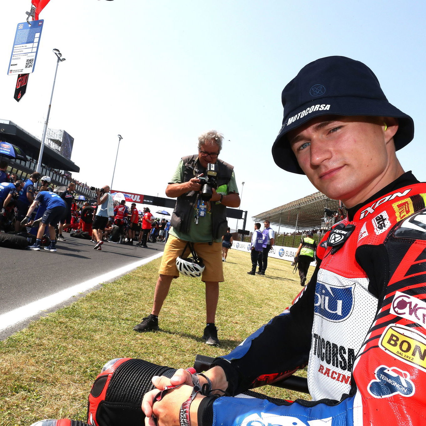 Ryan Vickers, 2025 Emilia-Romagna WorldSBK, grid. Credit: Gold and Goose.