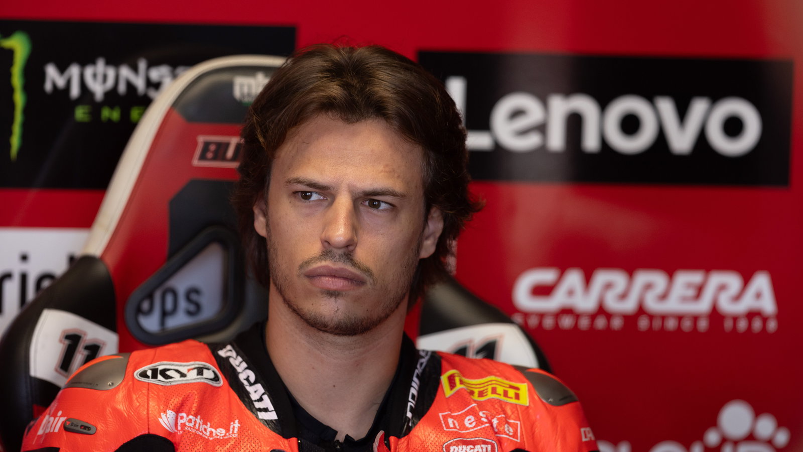 Nicolo Bulega, 2025 UK WorldSBK, pit box. Credit: Gold and Goose.