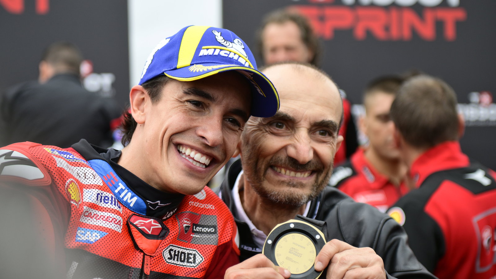Marc Marquez, Claudio Domenicali, 2025 German MotoGP