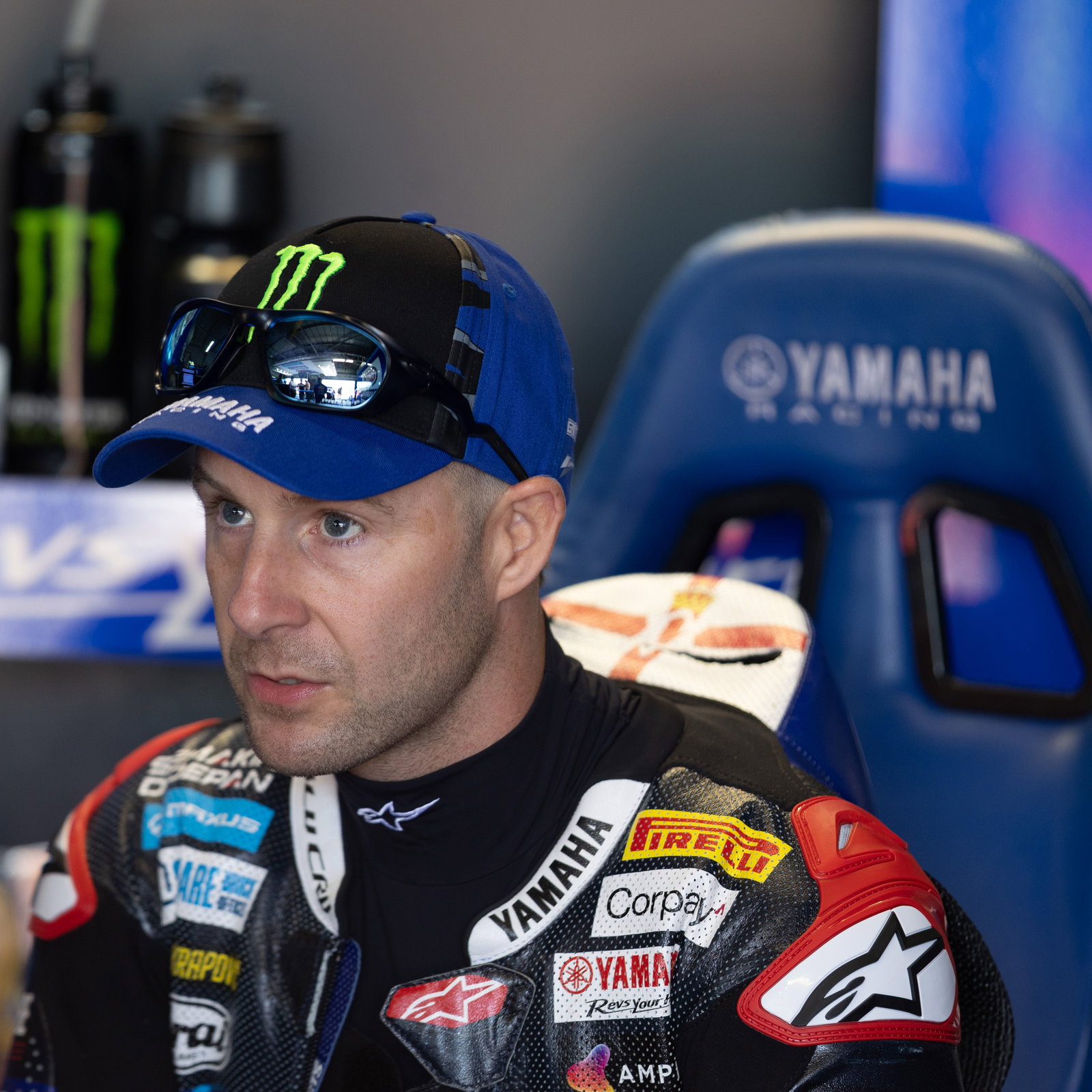 Jonathan Rea, 2025 UK WorldSBK, pit box. Credit: Gold and Goose.