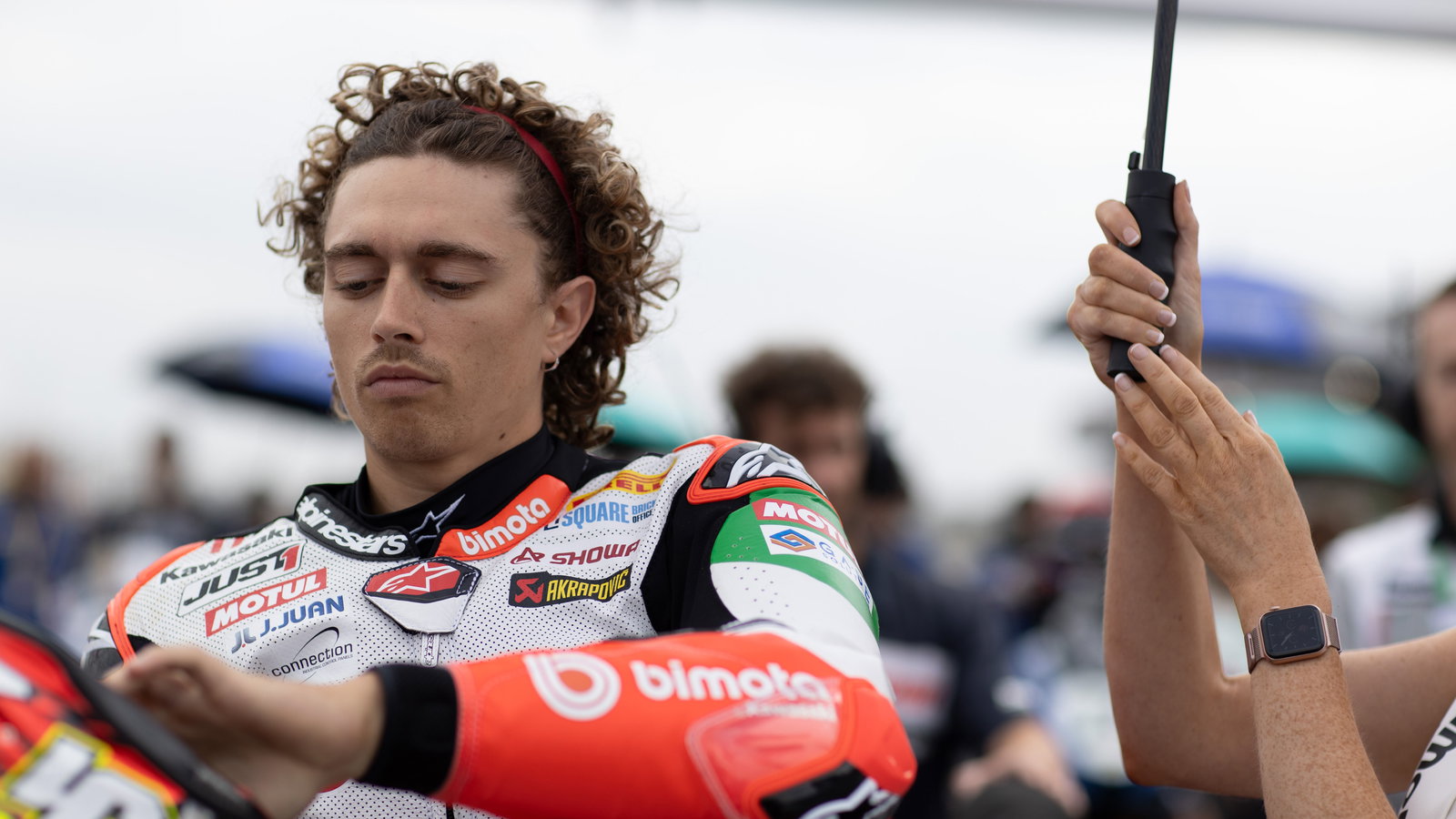 Axel Bassani, 2025 UK WorldSBK. Credit: Gold and Goose.