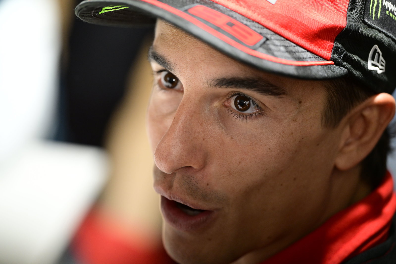 Marc Marquez, 2025 MotoGP CzechGrand Prix, media debrief. Credit: Gold and Goose.