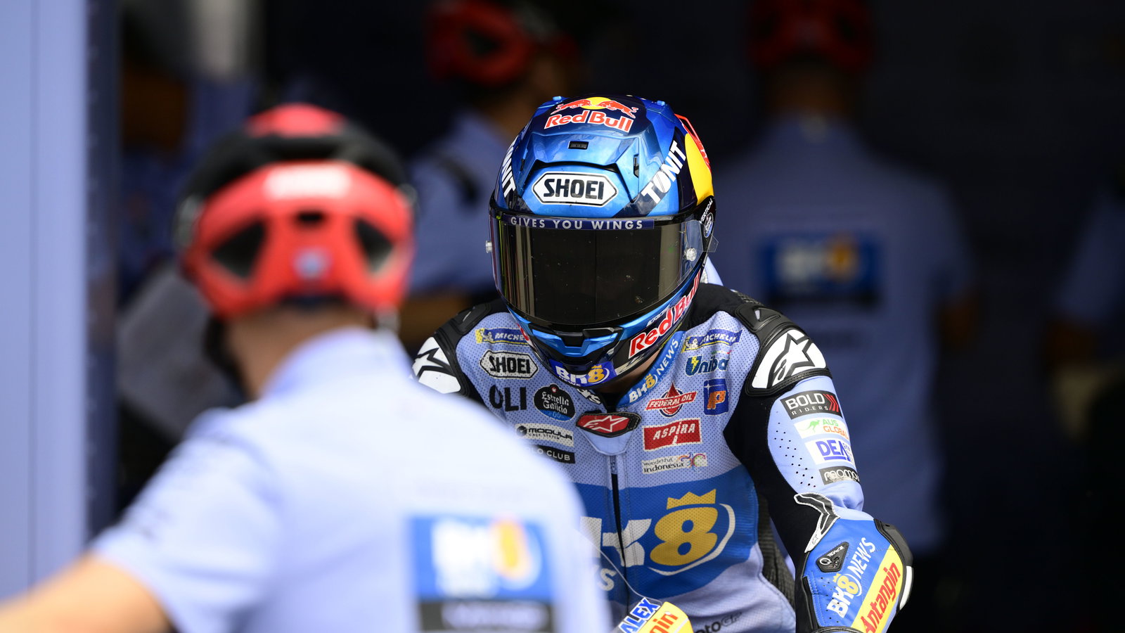 Alex Marquez, 2025 MotoGP Czech Grand Prix, pit lane. Credit: Gold and Goose.