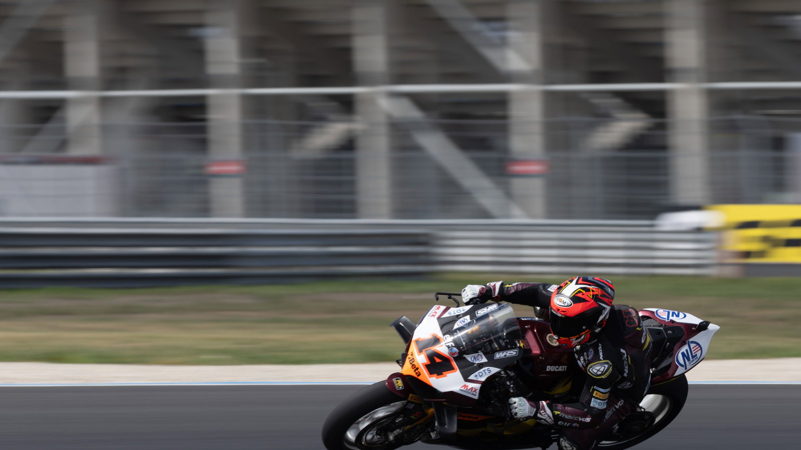 Sam Lowes, 2025 Hungarian WorldSBK. Credit: Gold and Goose.