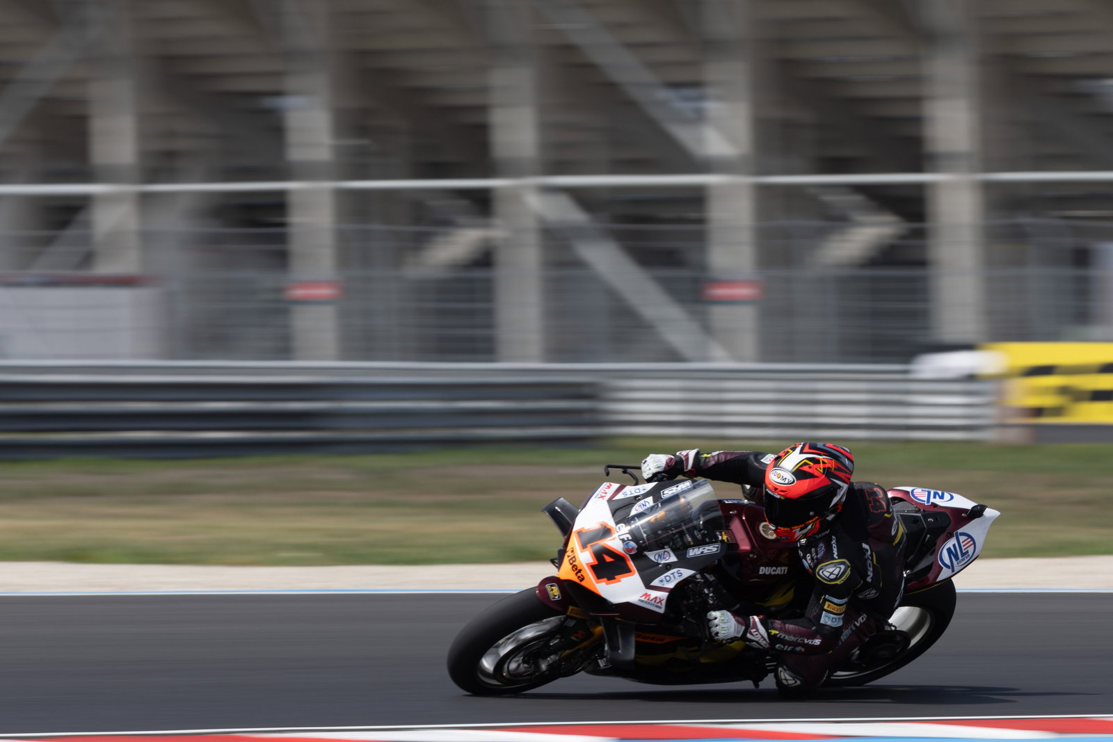 Sam Lowes, 2025 Hungarian WorldSBK. Credit: Gold and Goose.