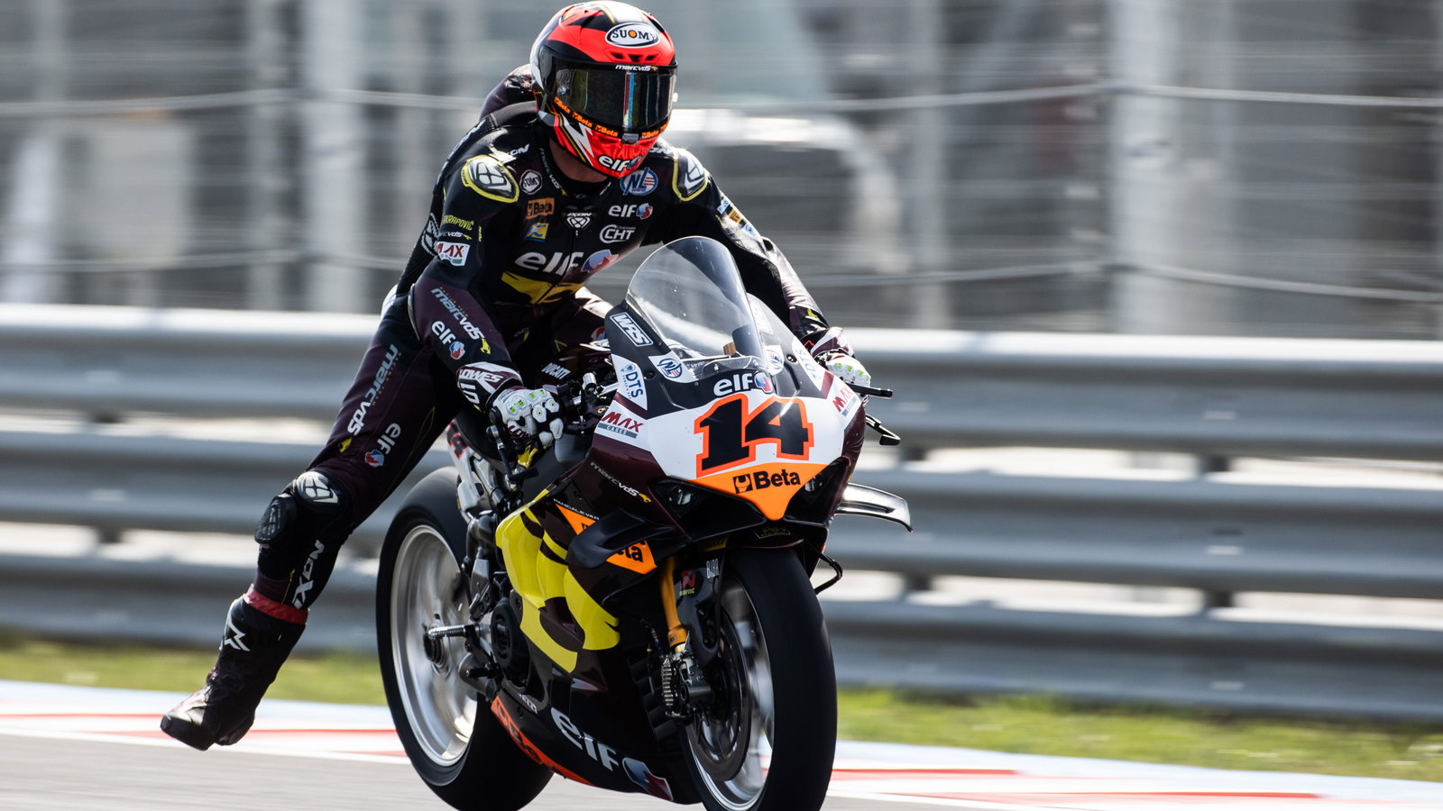 Sam Lowes, 2025 Hungarian WorldSBK. Credit: Gold and Goose.