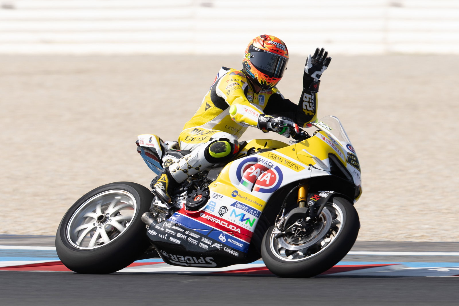 Andrea Iannone, 2025 Hungarian WorldSBK. Credit: Gold and Goose.