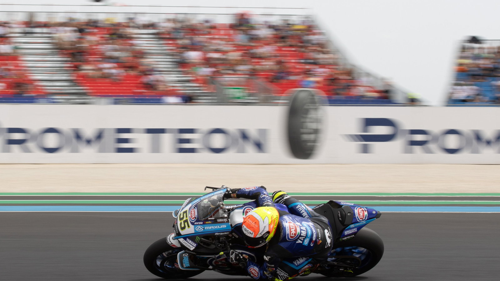 Andrea Locatelli, 2025 Hungarian WorldSBK. Credit: Gold and Goose.