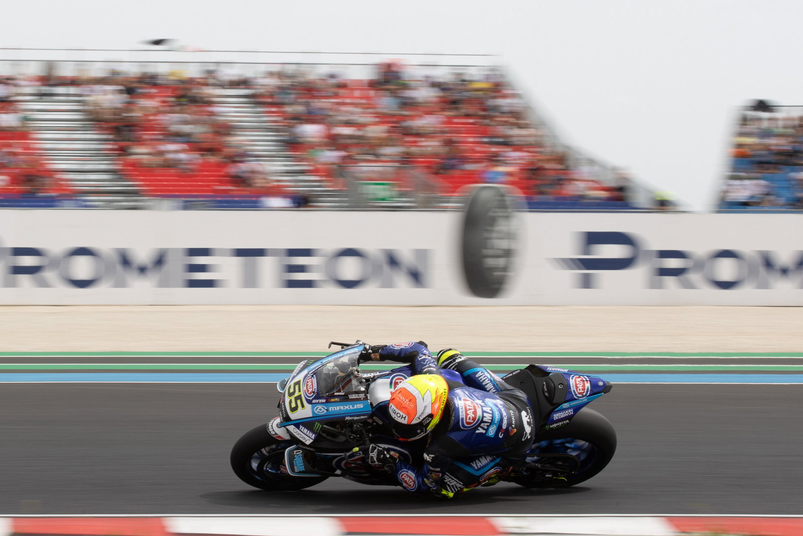 Andrea Locatelli, 2025 Hungarian WorldSBK. Credit: Gold and Goose.