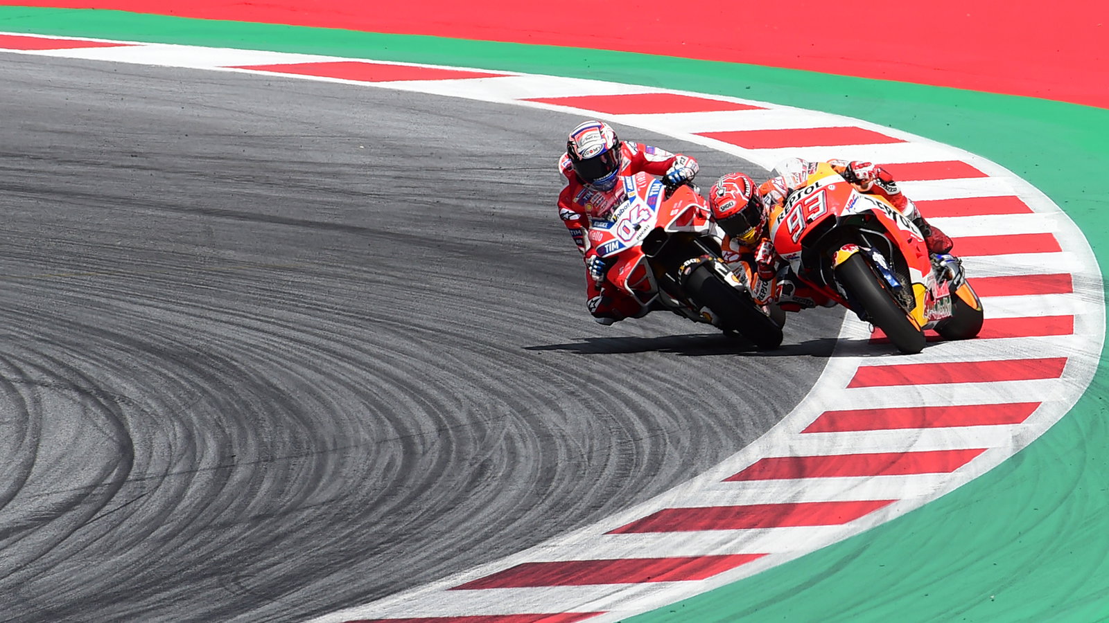 Marc Marquez, Andrea Dovizioso, 2017 Austrian MotoGP