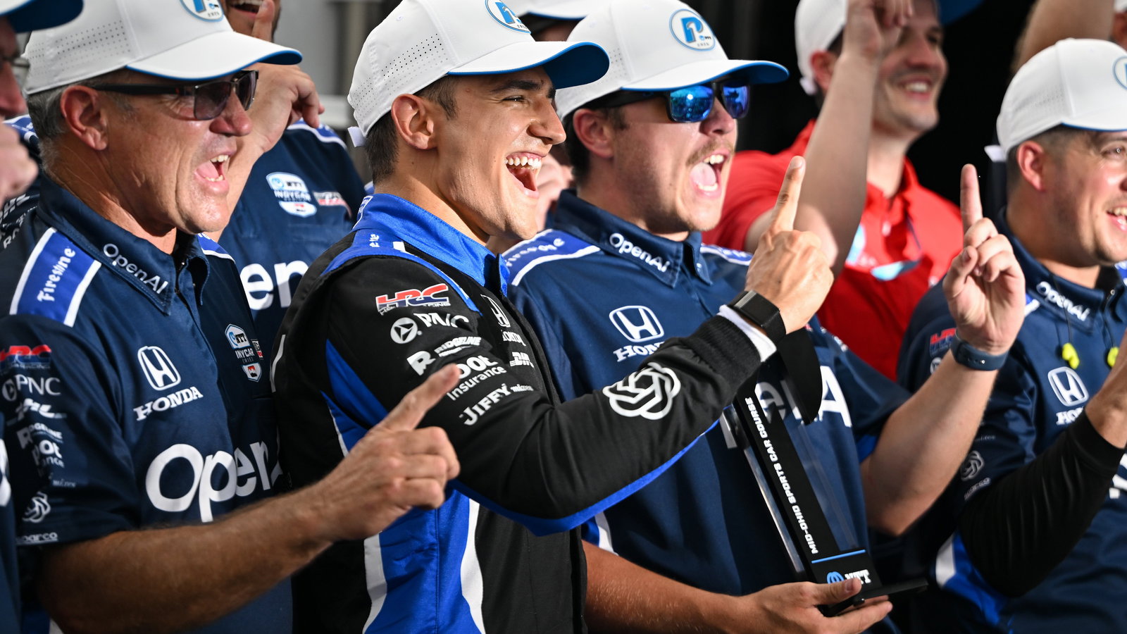 Alex Palou set a blistering lap time to take pole position at Mid-Ohio.