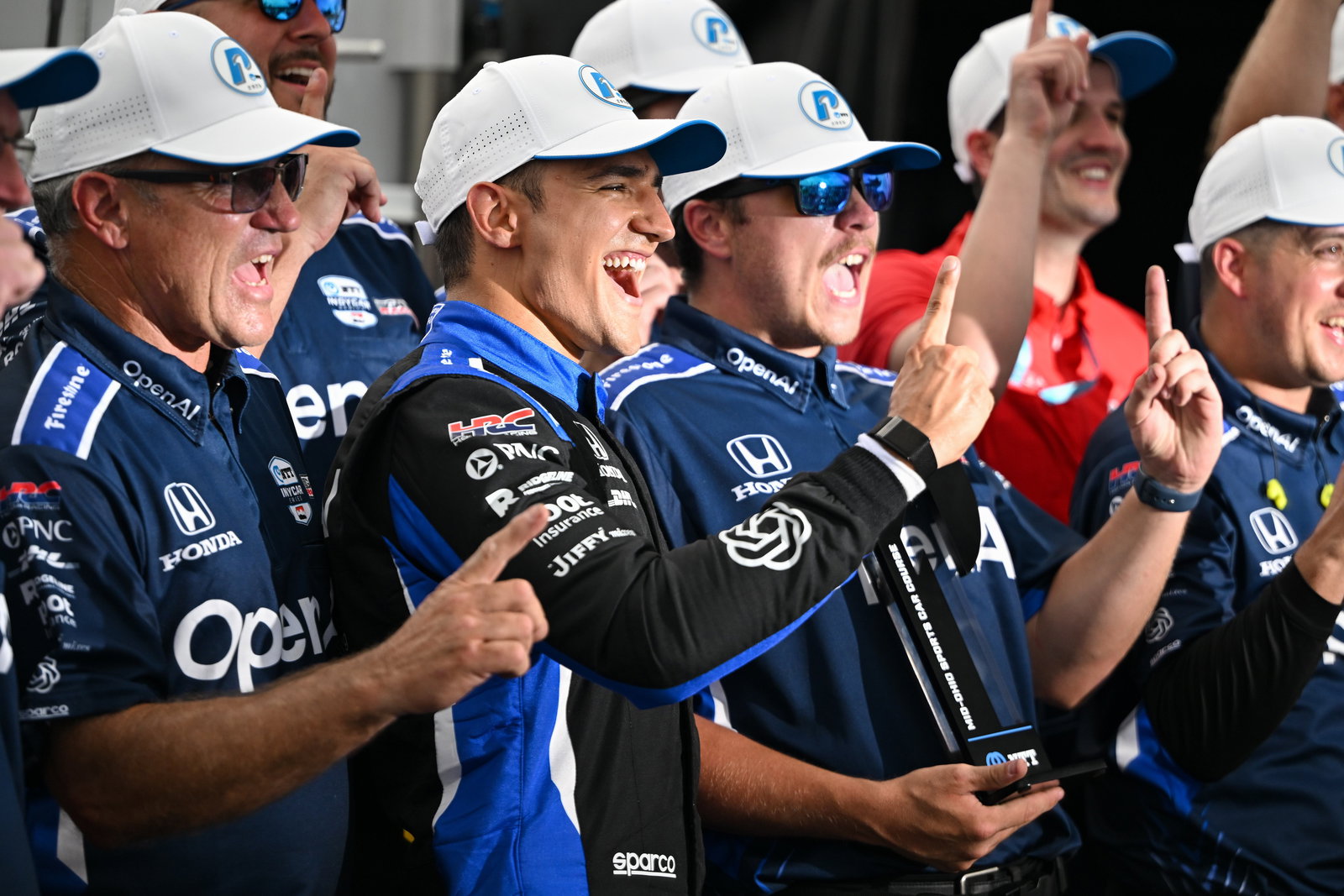 Alex Palou set a blistering lap time to take pole position at Mid-Ohio.