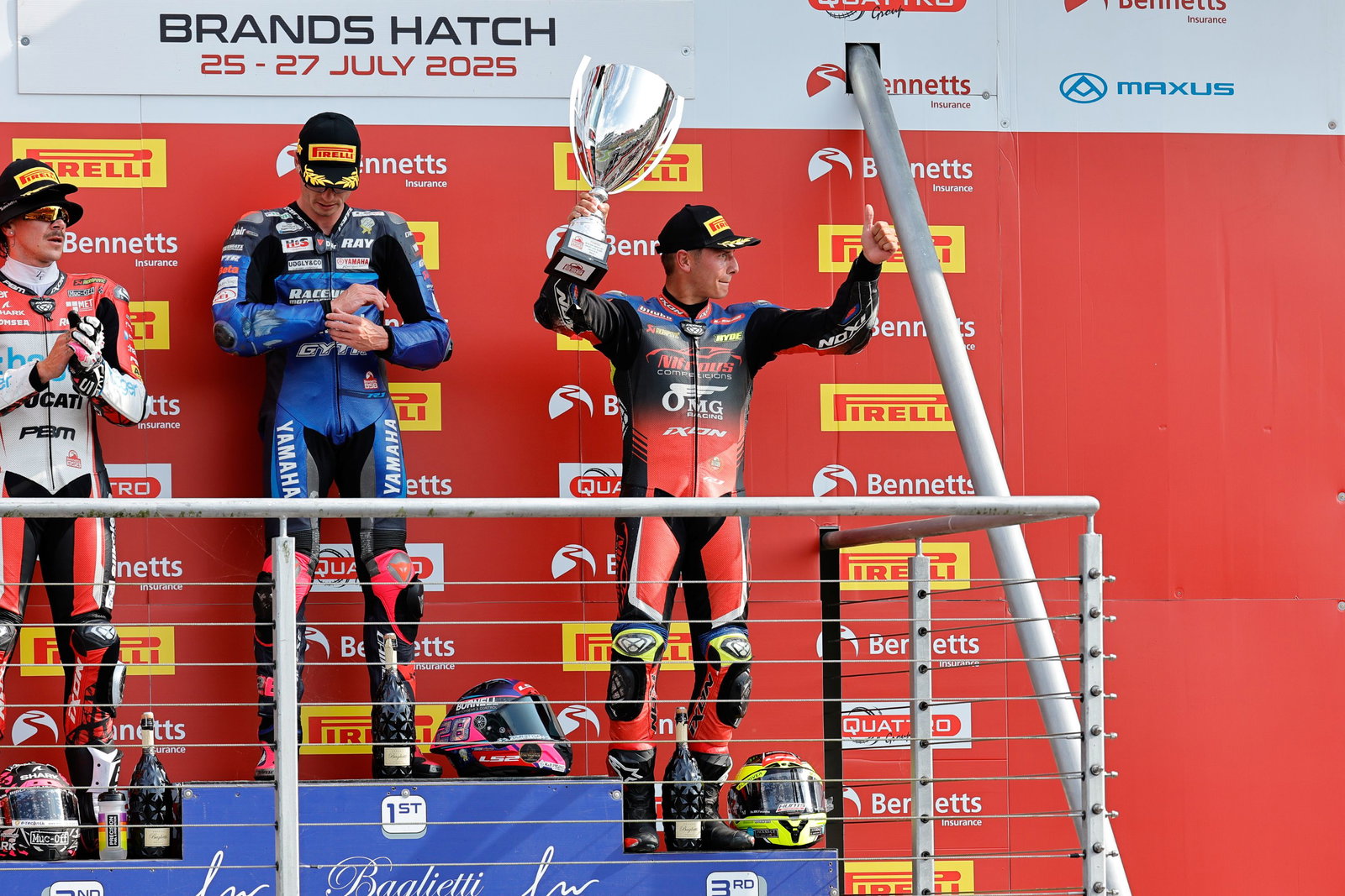 Kyle Ryde, BSB, 2025, Brands Hatch, race one podium
