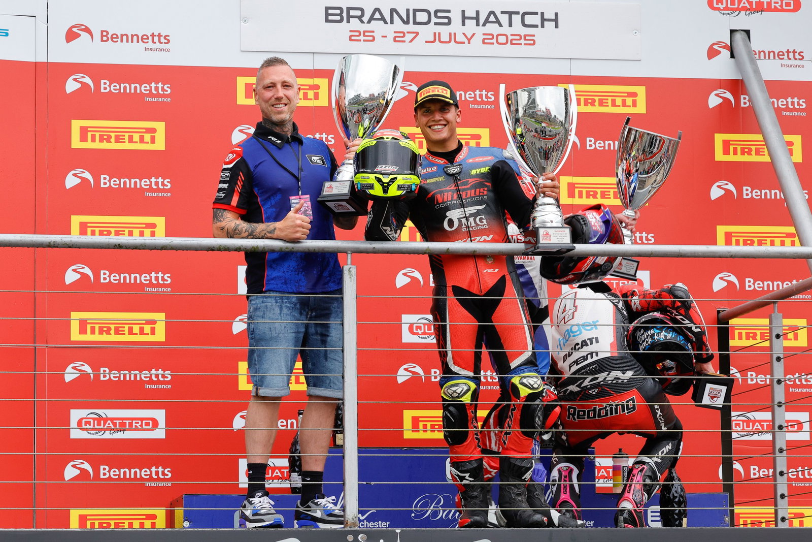 Kyle Ryde, David Williams (Nitrous Competitions) BSB, 2025, Brands Hatch