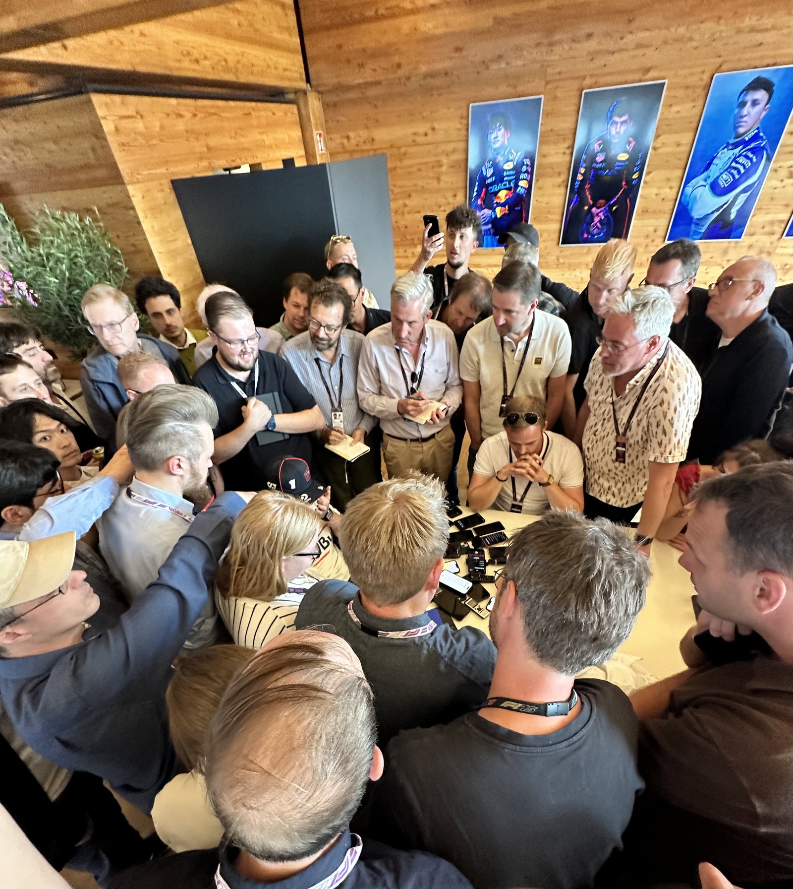 Max Verstappen is there... Somewhere 