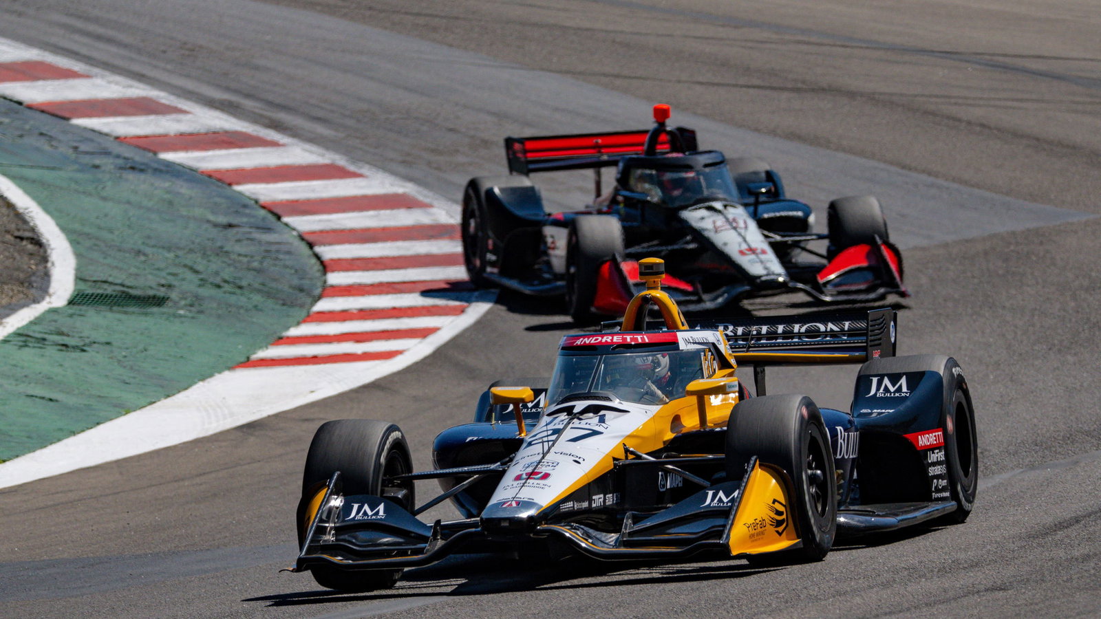 Kyle Kirkwood at Laguna Seca.