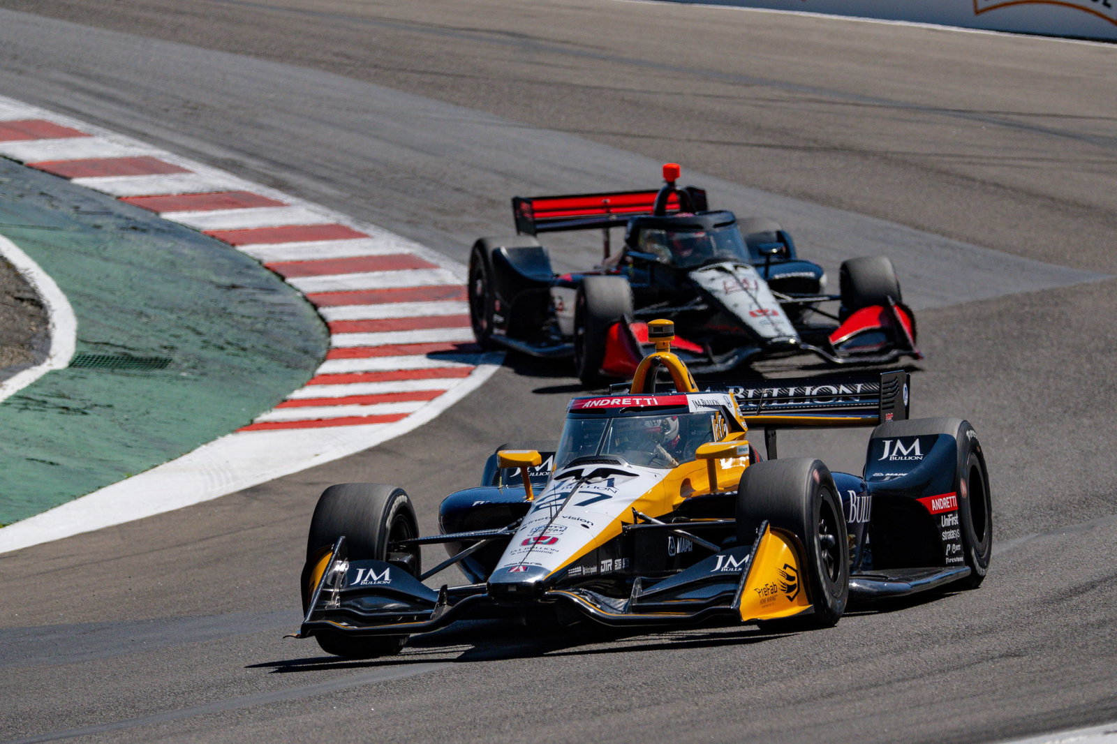 Kyle Kirkwood at Laguna Seca.