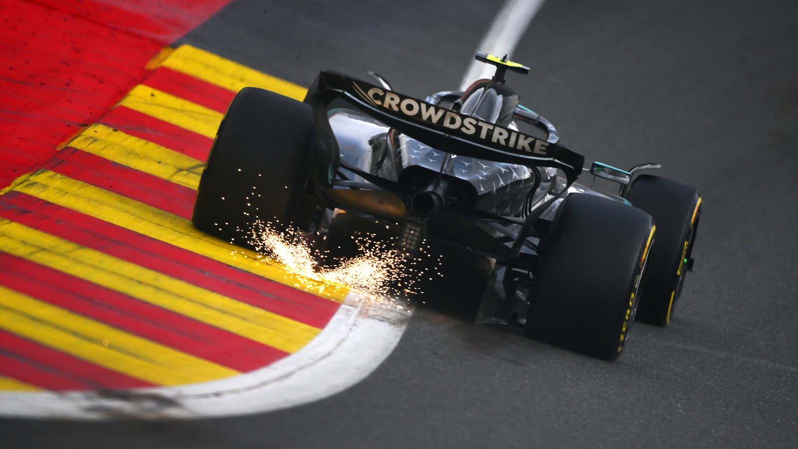 Mercedes' W16 F1 car