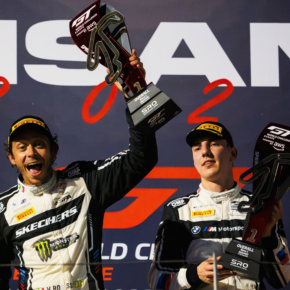 Valentino Rossi and Raffaele Marciello