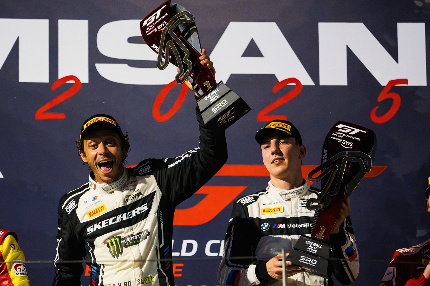 Valentino Rossi and Raffaele Marciello