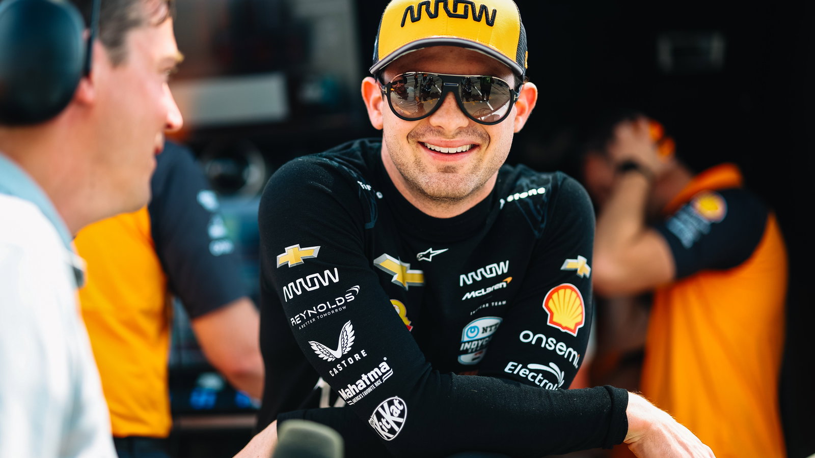 Pato O'Ward at the indy 200 at Mid-Ohio