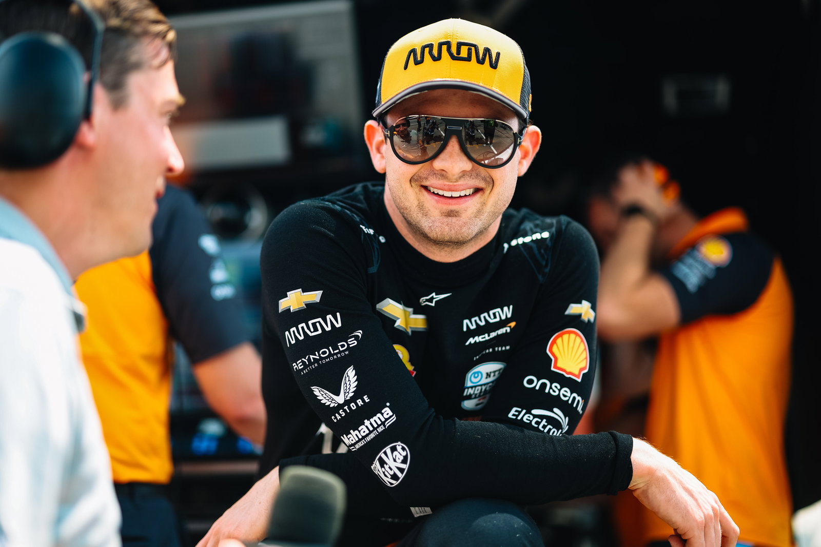 Pato O'Ward at the indy 200 at Mid-Ohio