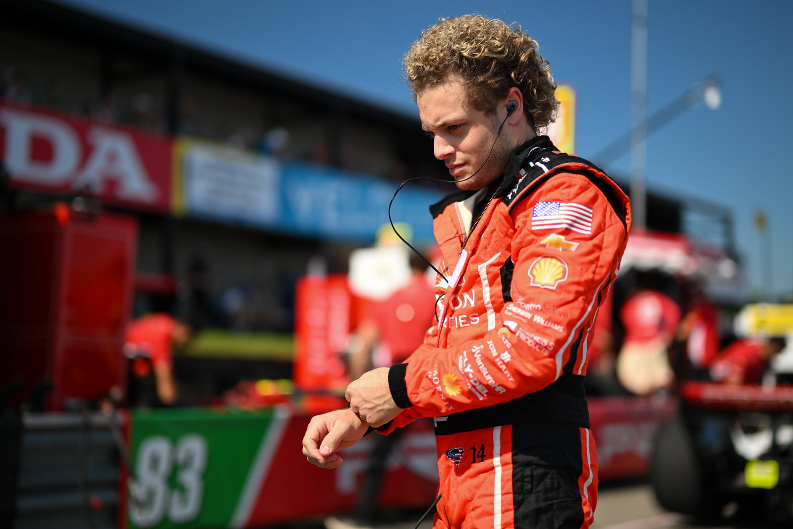 Santino Ferrucci at Indy 200 in Mid-Ohio.