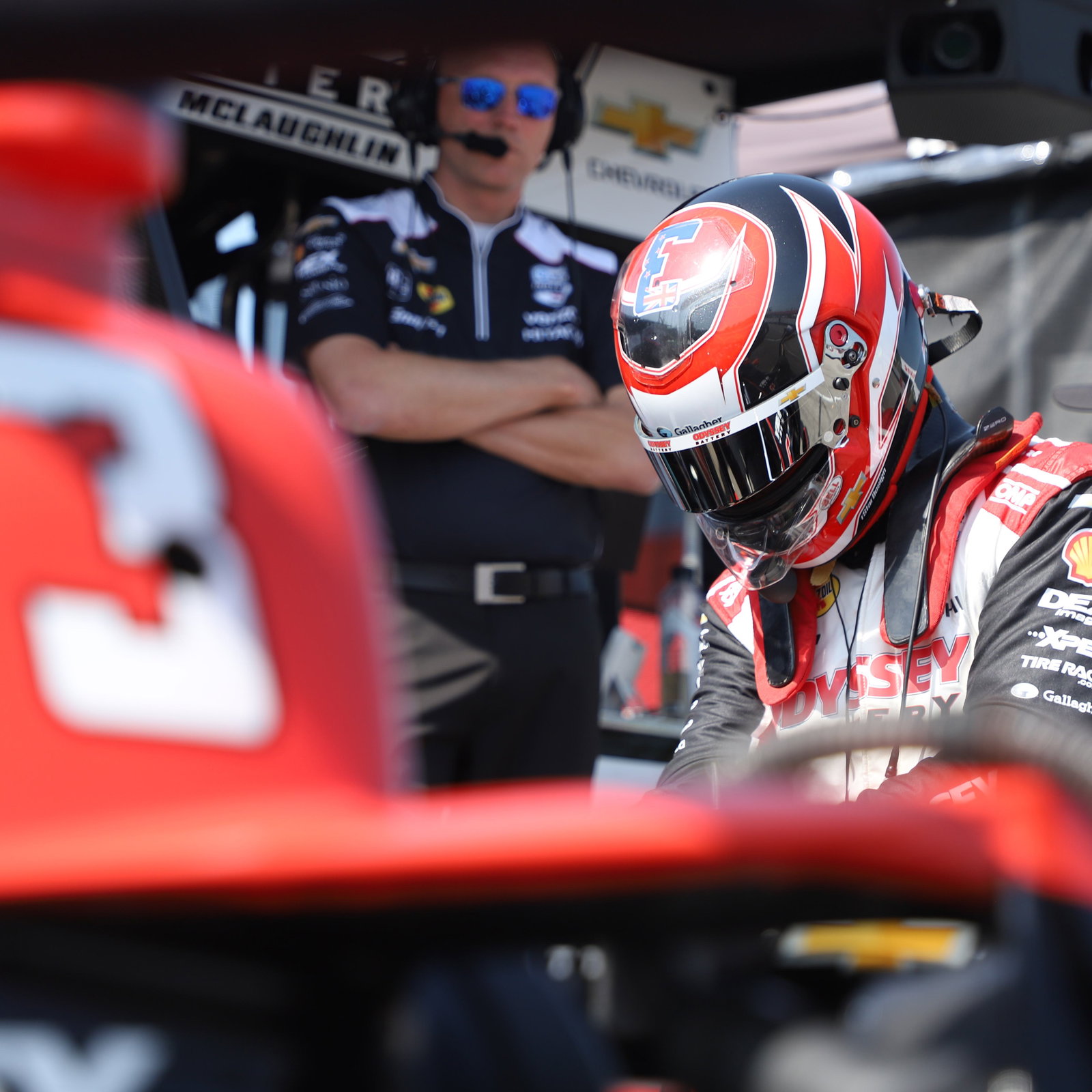Scott McLaughlin was frustrated after eliminated in Q1 Group One.