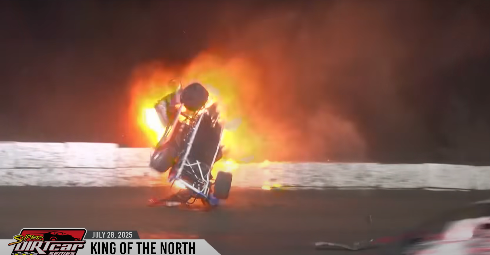 Stewart Friesen's crash