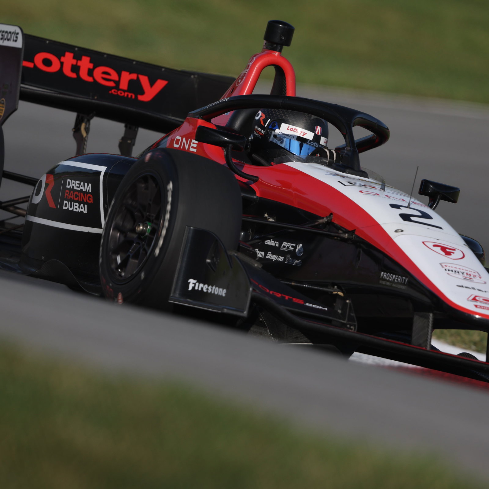 Sebastian Murray went airborne in a giant crash in the Indy NXT race at Mid-Ohio.