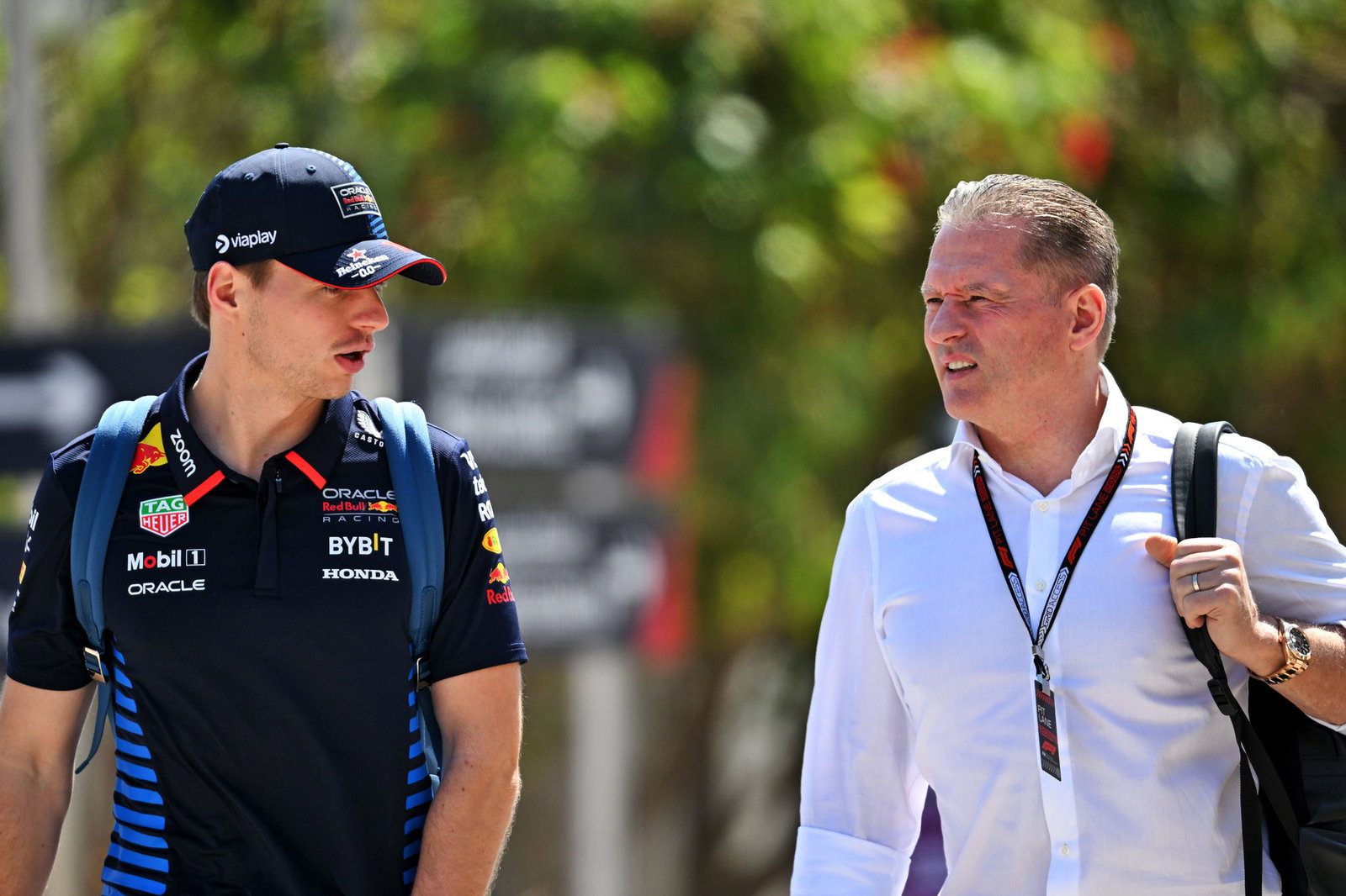 Max Verstappen and father Jos 