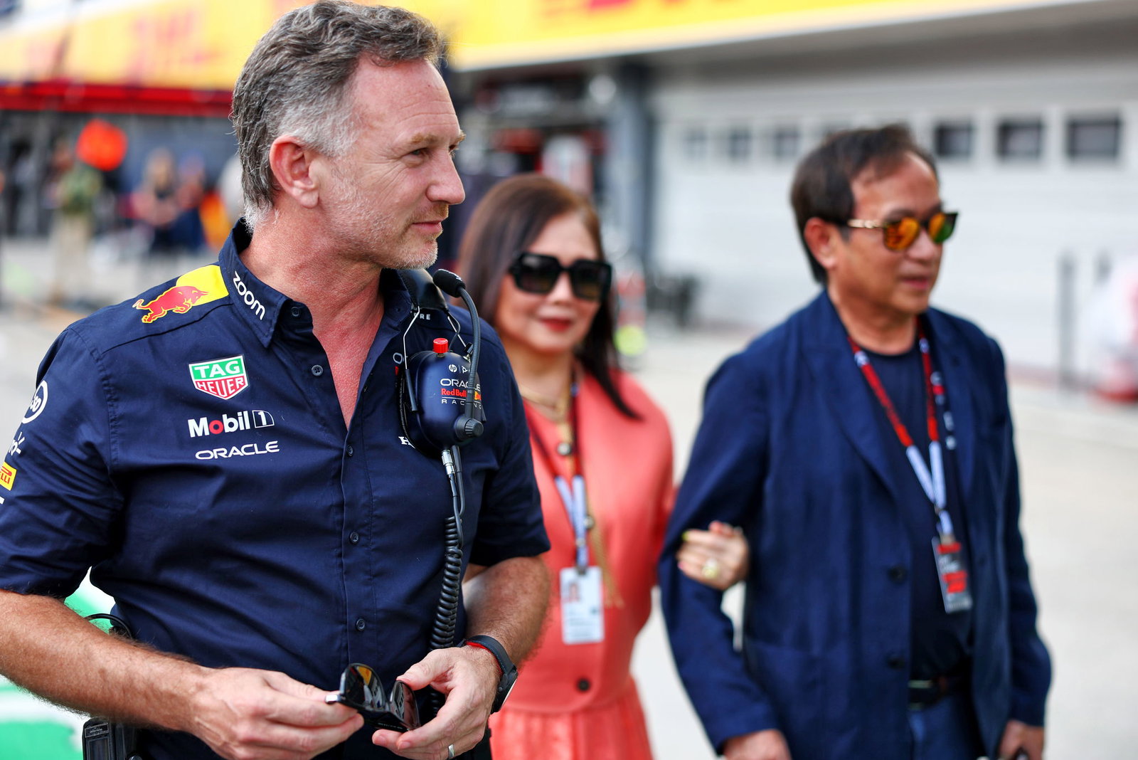 Christian Horner and Chalerm Yoovidhya