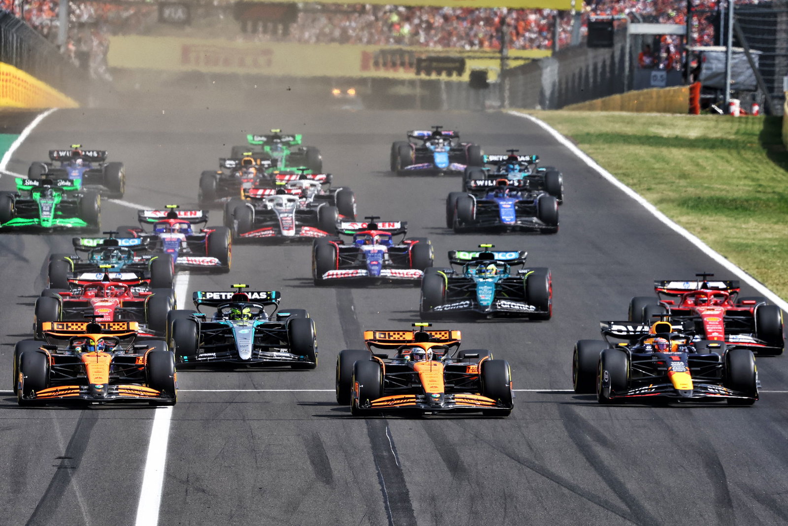 Start of the Hungarian GP 