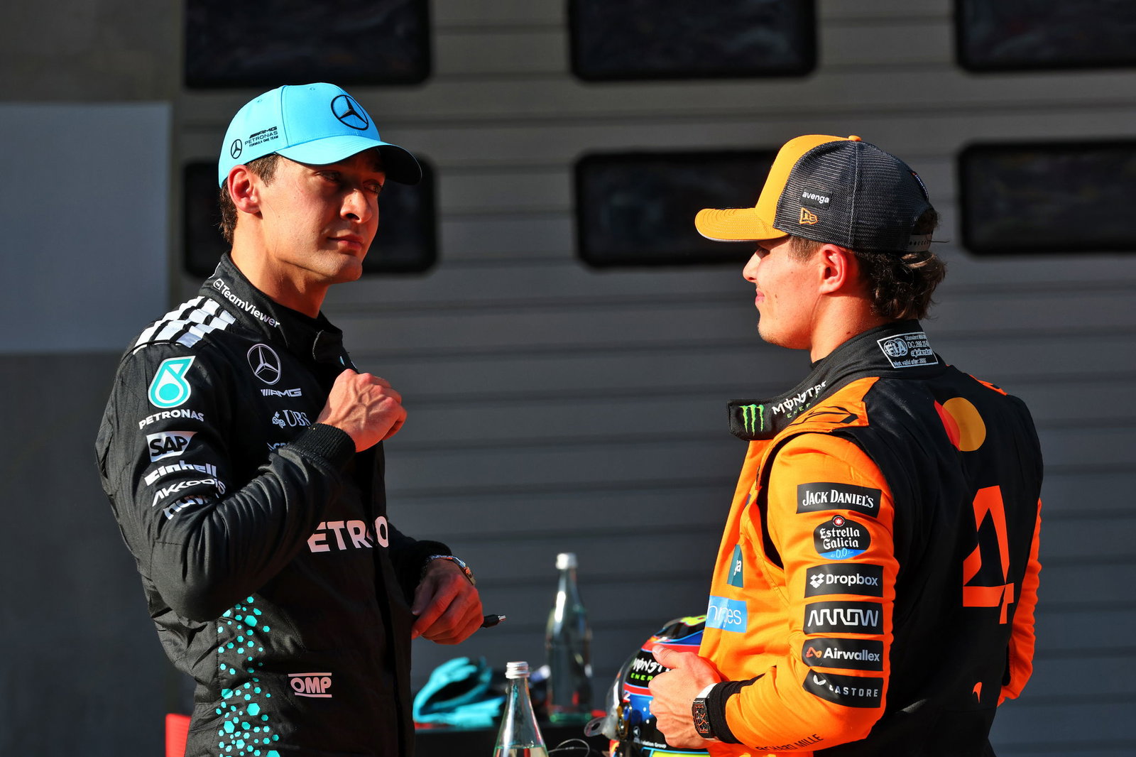 George Russell, Lando Norris