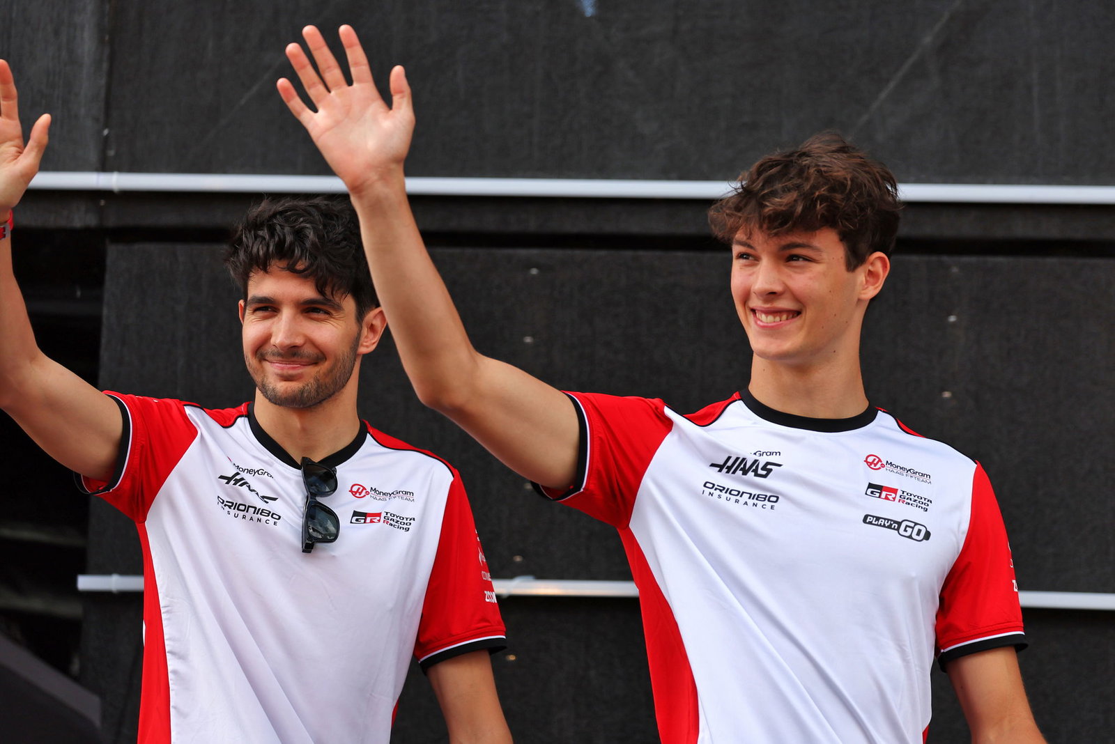 Esteban Ocon and Ollie Bearman