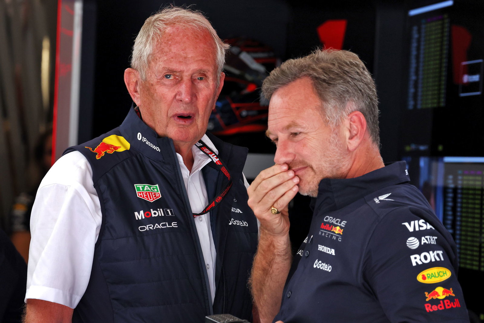 Helmut Marko and Christian Horner 