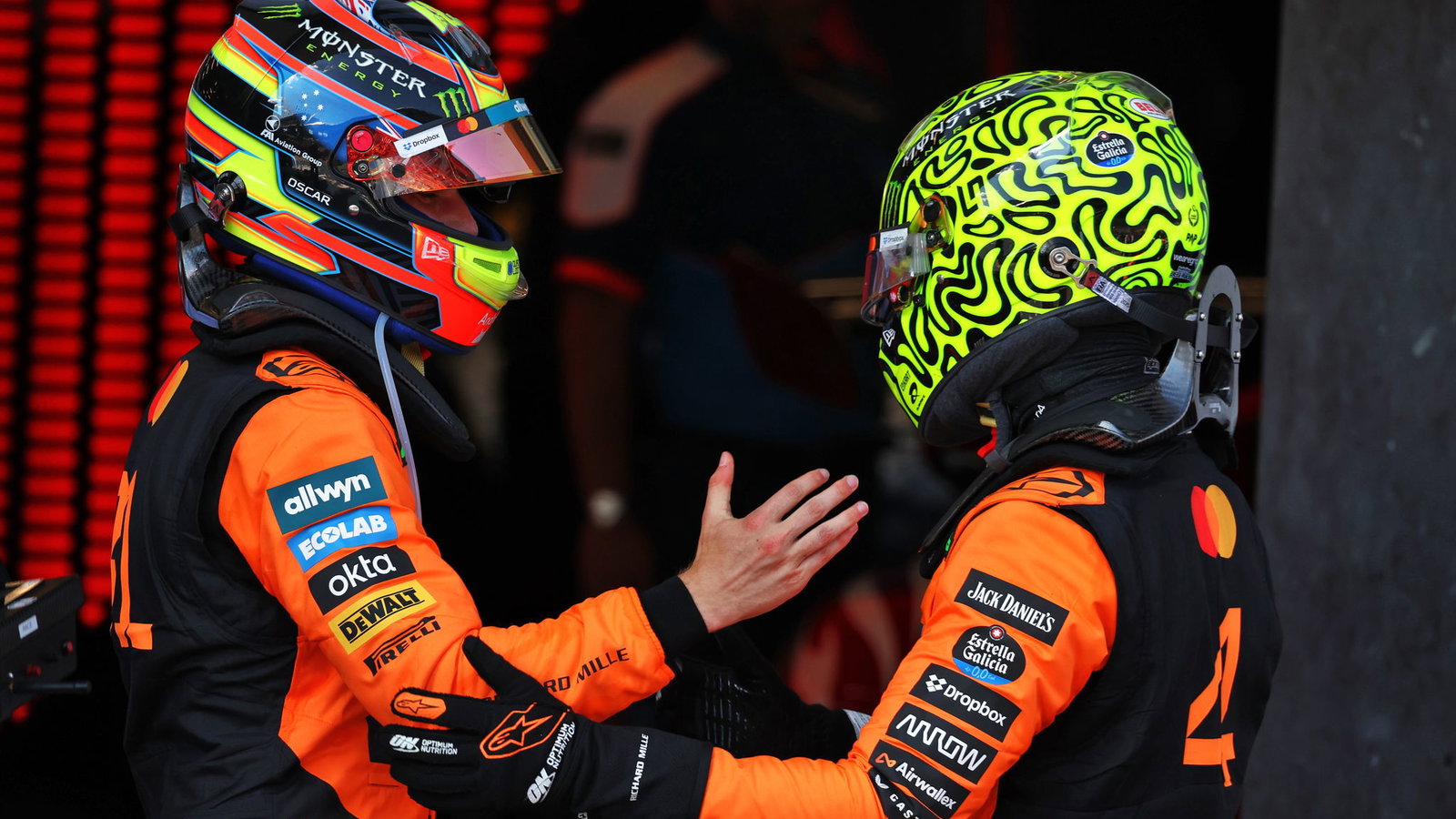 Oscar Piastri and Lando Norris 