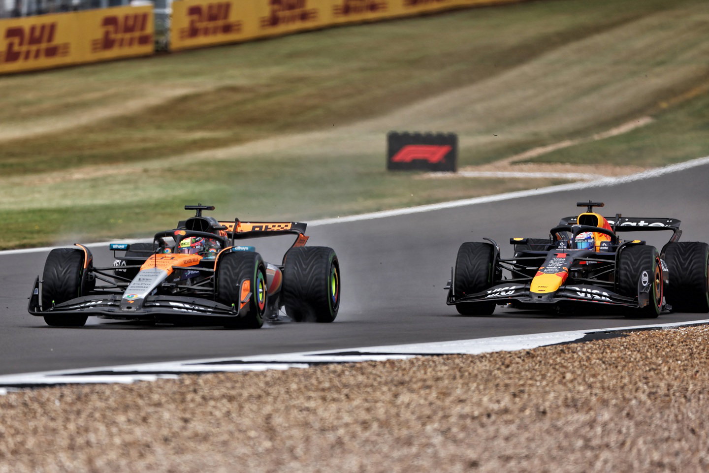 Oscar Piastri and Max Verstappen