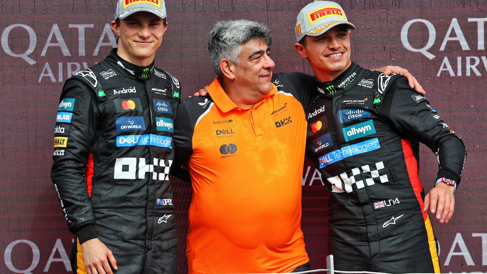 Oscar Piastri and Lando Norris