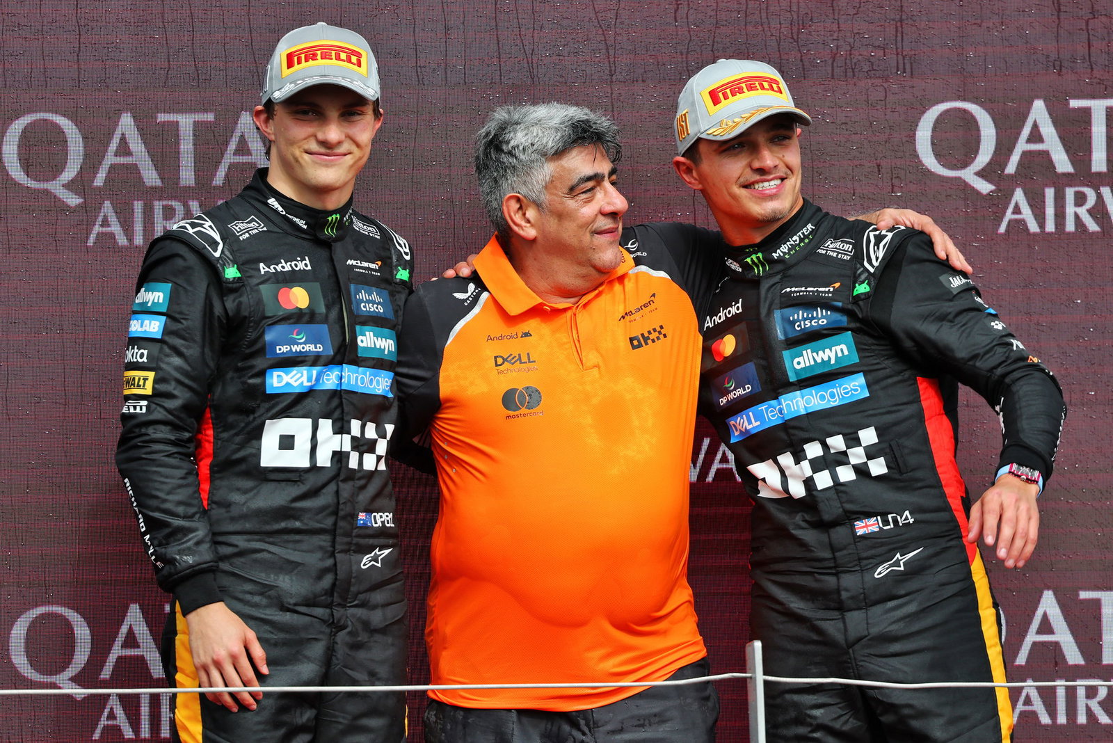 Oscar Piastri and Lando Norris