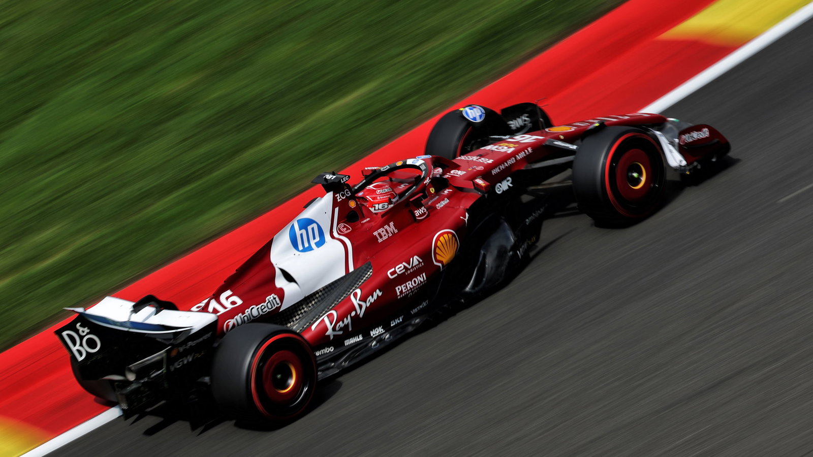 Ferrari on track at Spa