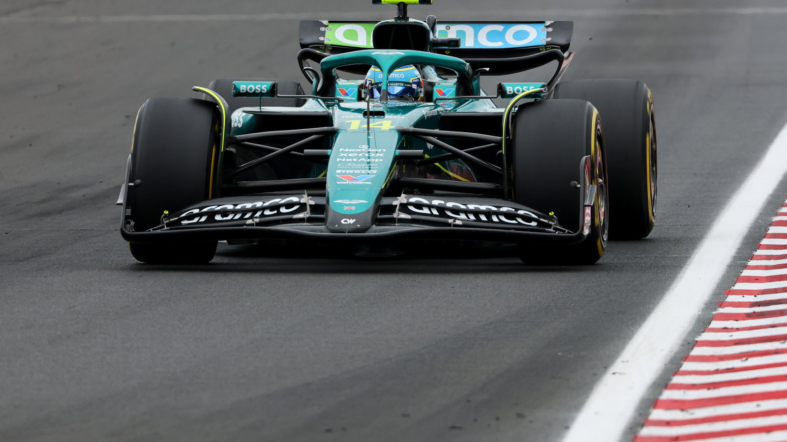 Fernando Alonso scored his best result of the season 