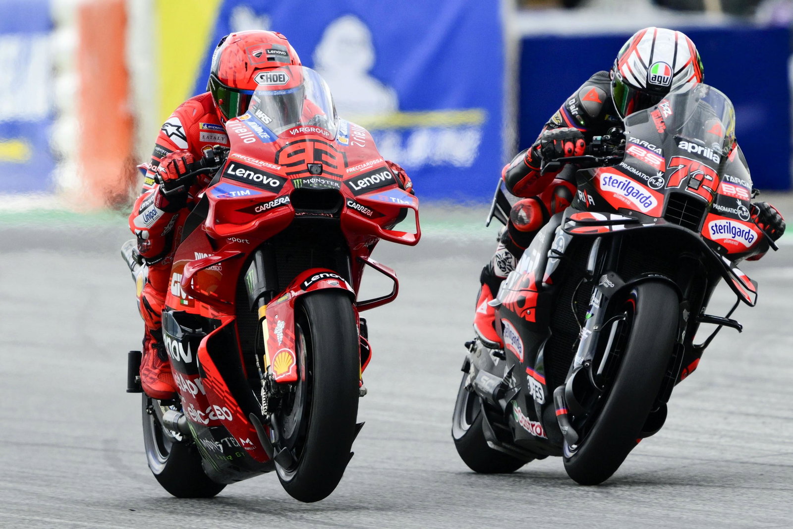 Marc Marquez, Marco Bezzecchi, 2025 Austrian MotoGP