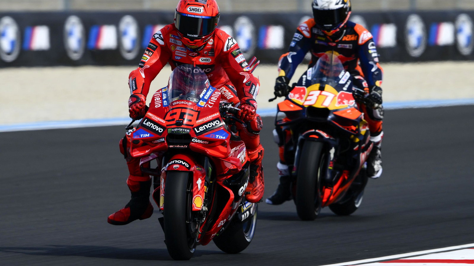 Marc Marquez, Pedro Acosta, 2025 Hungarian MotoGP