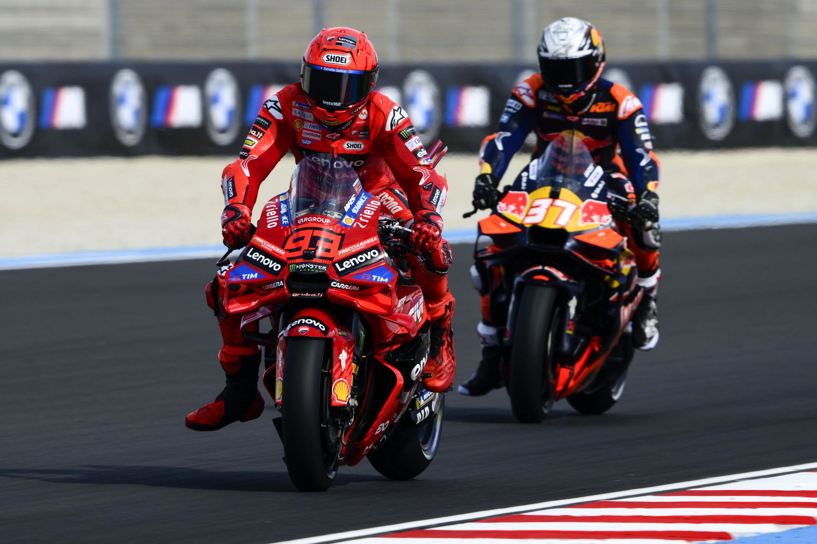 Marc Marquez, Pedro Acosta, 2025 Hungarian MotoGP